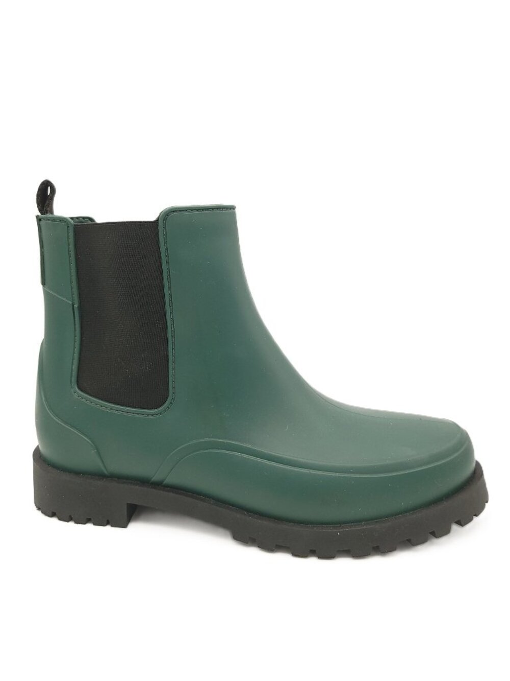 NEW Bernardo Addison Ankle Rain Boots Emerald Green Chic City Outdoors Womens 11